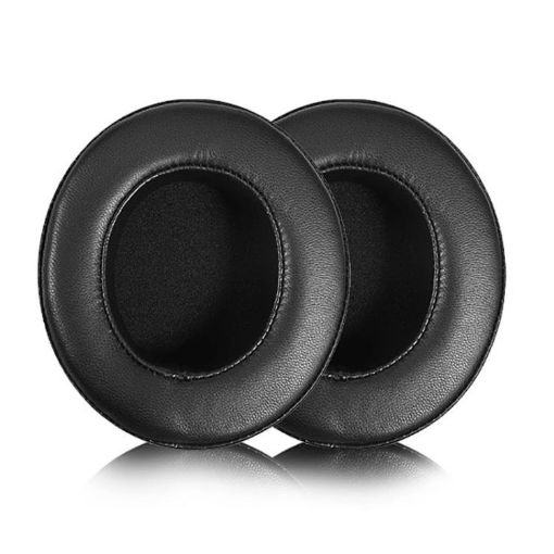 Replacement Earpads for Razer Kraken Tournament/Kitty, Lambskin, 2pcs, Black - 1