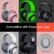 Replacement Earpads for Razer Kraken Tournament/Kitty, Lambskin, 2pcs, Black - 5