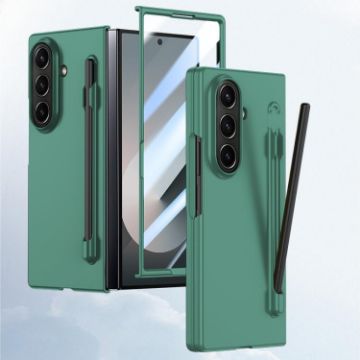 Samsung Galaxy Z Fold7 5G Green Case with Pen/Pen Box - Skin Feel PC - 1