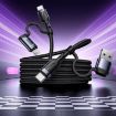 Yesido CA200 1.2m 60W USB/Type-C to Type-C/8 Pin Fast Charging Cable - 2
