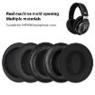 Lambskin Earphone Earpads for Philips SHP9500 - 2 Pack (Black) - 2