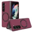 Samsung Galaxy Z Fold7 MagSafe Shockproof Frosted Case - Wine Red - 1