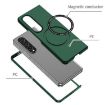 Samsung Galaxy Z Fold7 MagSafe Shockproof Frosted Case - Wine Red - 4