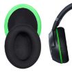 Replacement Earpads for Razer Kaira, 2pcs, Football Net Fabric, Black Green - 4