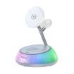 Yesido DS31 3-in-1 Magnetic Wireless Charger with RGB Light - White - 1