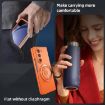 Samsung Galaxy Z Fold5 Wine Red MagSafe Rotation Holder Phone Case - 6