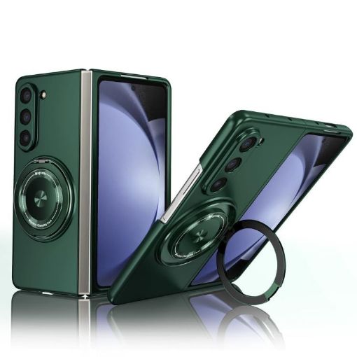 Samsung Galaxy Z Fold5 MagSafe Rotation Holder Case - Deep Green - 1