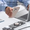 Yesido DS25 3-in-1 Foldable Magnetic Wireless Charger - Black - 5