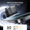 JOYROOM TCG17 45W GaN Dual USB-C Charger, UK Plug, Black - 2