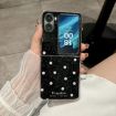 OPPO Find N2 Flip Phone Case - Black Glitter Powder Dots Pattern - 2