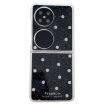 Huawei Pocket 2 Phone Case - Black Glitter Powder Dots Pattern - 1