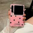 Huawei Pura X Phone Case - Rose Red Glitter Powder Dots Pattern - 2