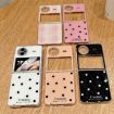 Vivo X Flip Phone Case - Rose Red Glitter Powder Dots Pattern - 6