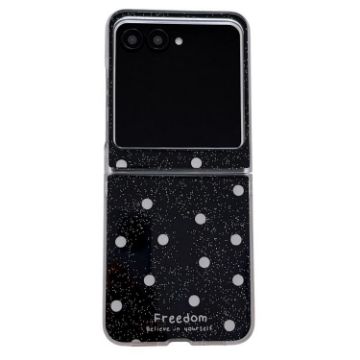 Motorola Razr 60/50 Glitter Dots Pattern Phone Case - Black - 1
