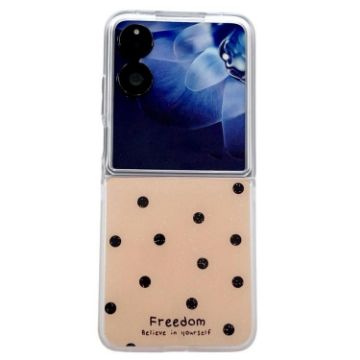Xiaomi Mix Flip Phone Case - Gold Glitter Powder Dots Pattern - 1