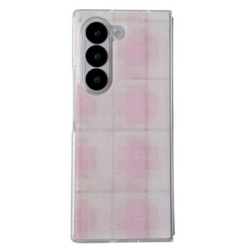 Samsung Galaxy Z Fold6 Pink Glitter Powder Dots Pattern Phone Case - 1