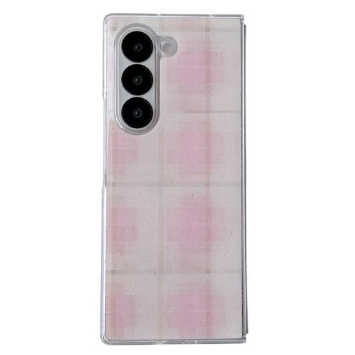 Samsung Galaxy Z Fold5 Pink Glitter Powder Dots Pattern Phone Case - 1