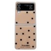 Samsung Galaxy Z Flip4 Gold Glitter Dots Pattern Phone Case - 1