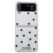 Samsung Galaxy Z Flip3 5G Glitter Dots Phone Case - White - 1
