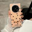 OPPO Find N5 Phone Case Gold - Glitter Dots Pattern with Holder - 2