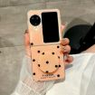 OPPO Find N3 Flip Case Gold Glitter Dots Pattern with Holder - 2