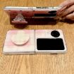 OPPO Find N3 Flip Pink Glitter Dots Phone Case with Holder - 5