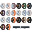 18mm Tri-beads Magnetic Silicone Watch Band - Brown Apricot - 3