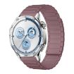 20mm Smoky Purple Tri-beads Magnetic Silicone Watch Band - 1