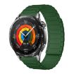 20mm Dark Green Tri-beads Magnetic Silicone Watch Band - 1