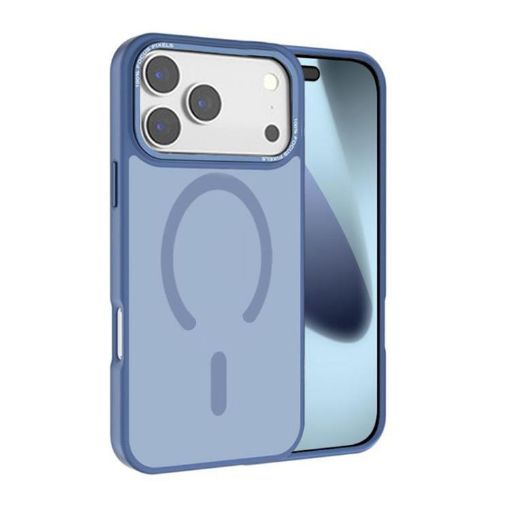 iPhone 17 Pro Kalebol Metal Lens Frame MagSafe Case Sierra Blue - 1