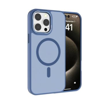 iPhone 13 Pro Max Kalebol Metal Lens Frame MagSafe Case Sierra Blue - 1