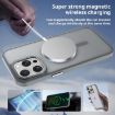 iPhone 13 Pro Kalebol Metal Lens Frame MagSafe Frosted PC Case Black - 5