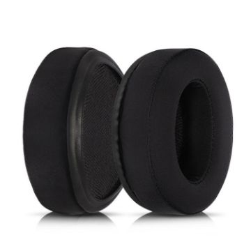 Replacement Earpads for Sennheiser HD Series - Ice Silk Cloth, 2pcs Black - 1