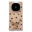 Huawei Mate X6 Glitter Dots Phone Case with Holder - Gold - 1