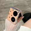 Huawei Pocket 2 Phone Case with Holder - Glitter Powder Dots, White - 5