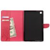 Samsung Galaxy Tab A7 10.4 Butterfly Flower Leather Case Wallet Magenta - 4