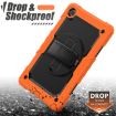 Shockproof Case for Samsung Galaxy Tab A7 2020 with Holder & Straps - Orange - 2