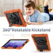 Shockproof Case for Samsung Galaxy Tab A7 2020 with Holder & Straps - Orange - 7