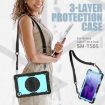 Shockproof Case for Samsung Galaxy Tab A7 (2020) with Holder & Straps - 8