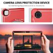 Samsung Galaxy Tab A7 2020 T500/T505 Red 360 Rotating Case with Strap - 9