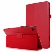 Red Leather Case for Samsung Galaxy Tab A7 10.4 (2020) with Holder - 1