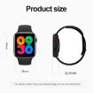 MX05 1.54" TFT Touch Screen Smart Watch, Sleep/Heart Rate/BP Monitor - 3