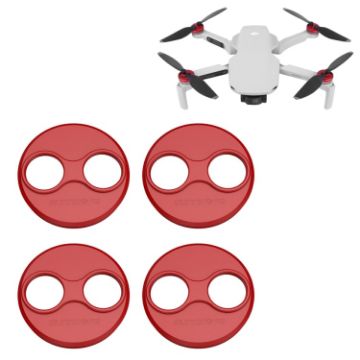 Sunnylife Red Aluminum Motor Cover for DJI Mini 3 Pro/Mavic Mini/Mini SE - 1
