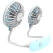 F6 Pink Mini Hanging Neck Fan - USB Charging, Outdoor Use - 3
