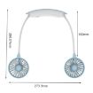 F6 Pink Mini Hanging Neck Fan - USB Charging, Outdoor Use - 4