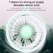 F6 Pink Mini Hanging Neck Fan - USB Charging, Outdoor Use - 7