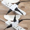 3-in-1 15A Rotating Extension Plug, US Socket, 110-220V, White - 4