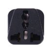 Universal Socket to US Plug Adapter - Portable Travel Charger (Black) - 7