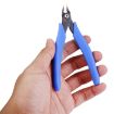 Mini Electronic Pliers FC-120 - Diagonal Side Cutting Wire Cutter Tool (Blue) - 3