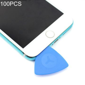 100 PCS JIAFA P8818 Blue Plastic Phone Repair Triangle Opening Picks - 1